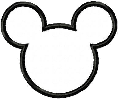 Mickey_ Mouse_ Silhouette.png PNG Image