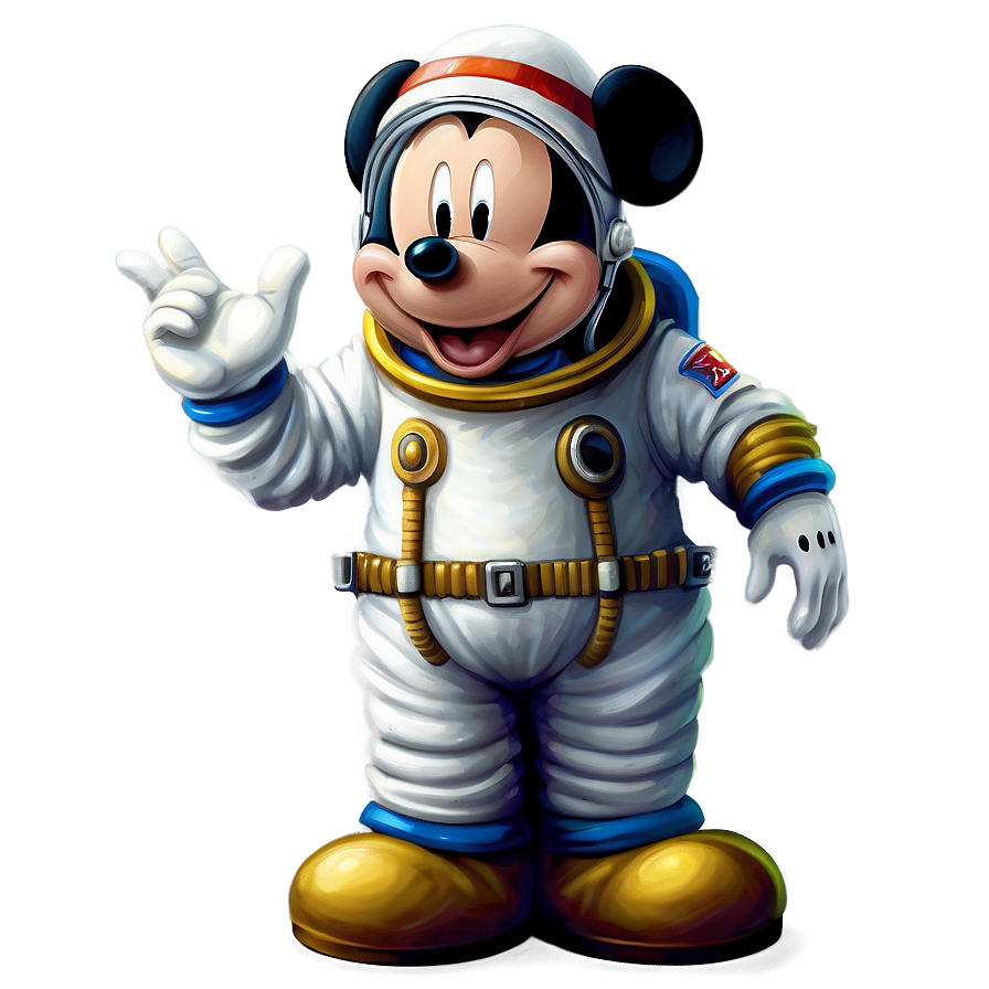 Mickey Mouse Space Astronaut Png 05242024 PNG Image