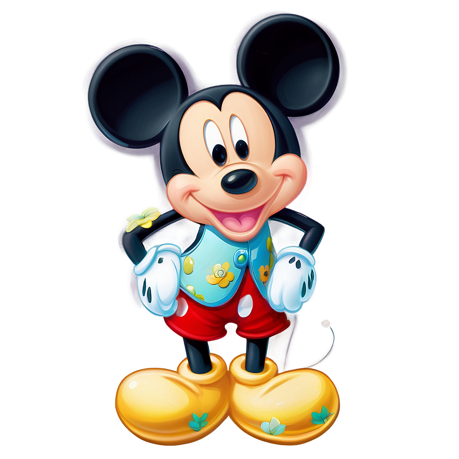 Mickey Mouse Spring Season Png Ooh PNG Image