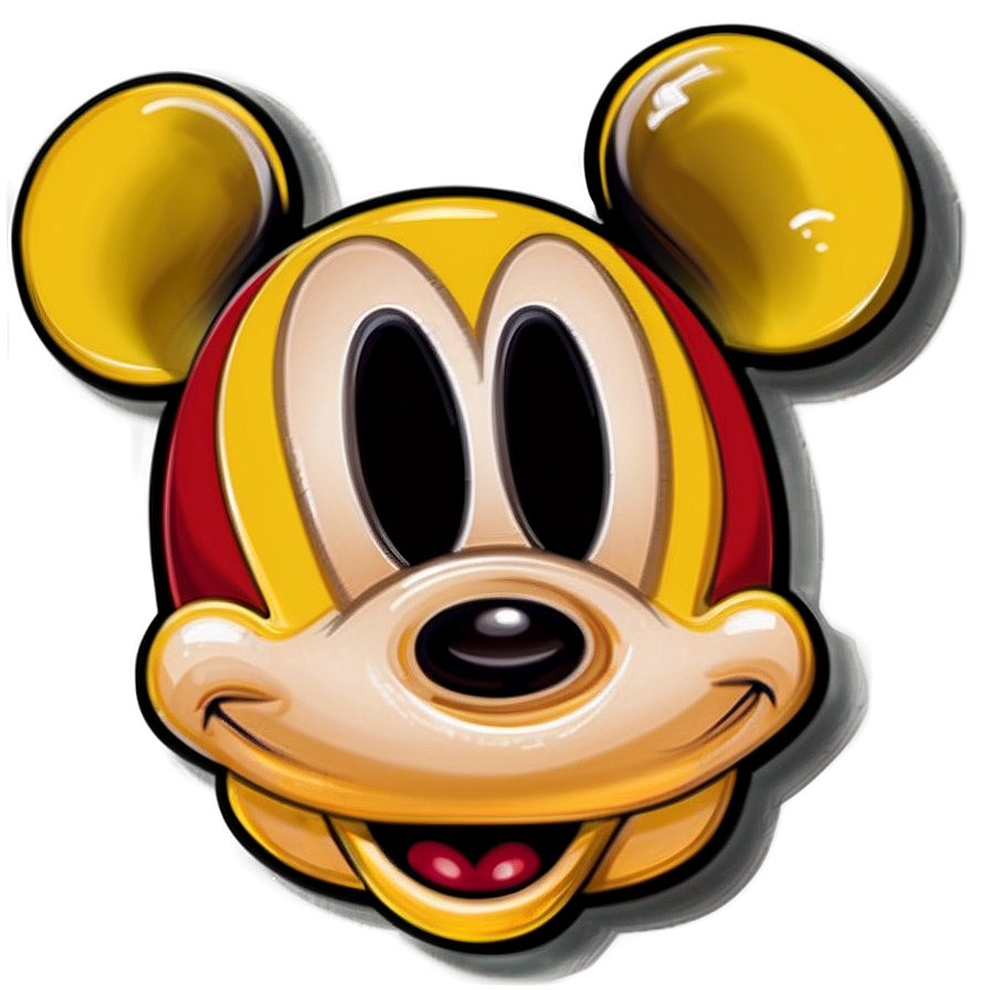 Mickey Mouse Sticker Design Png 66 PNG Image