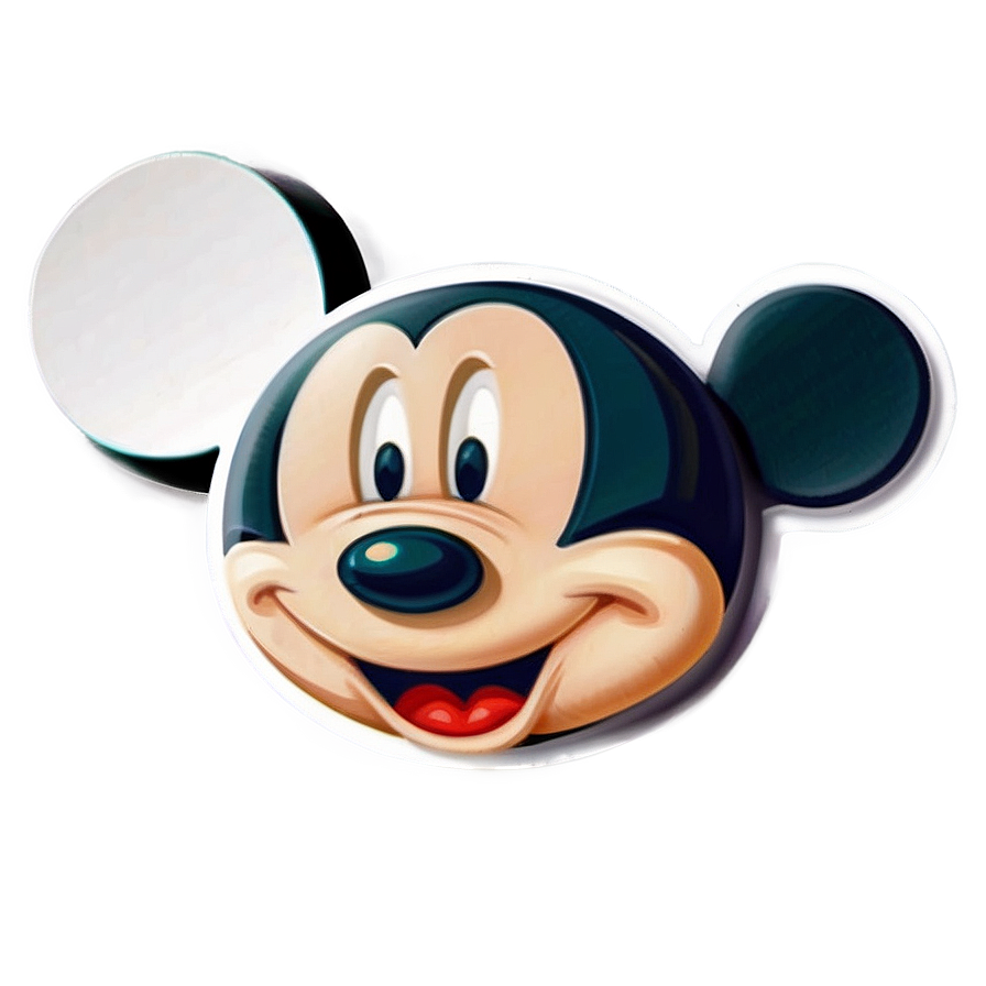 Mickey Mouse Sticker Design Png Kjw PNG Image