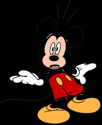 Mickey_ Mouse_ Surprised_ Expression PNG Image