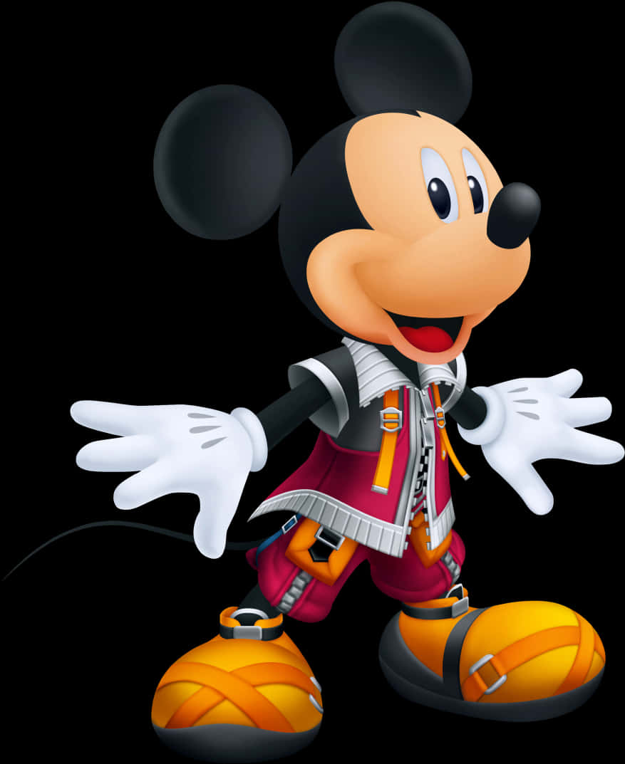 Mickeyin Adventure Outfit PNG Image