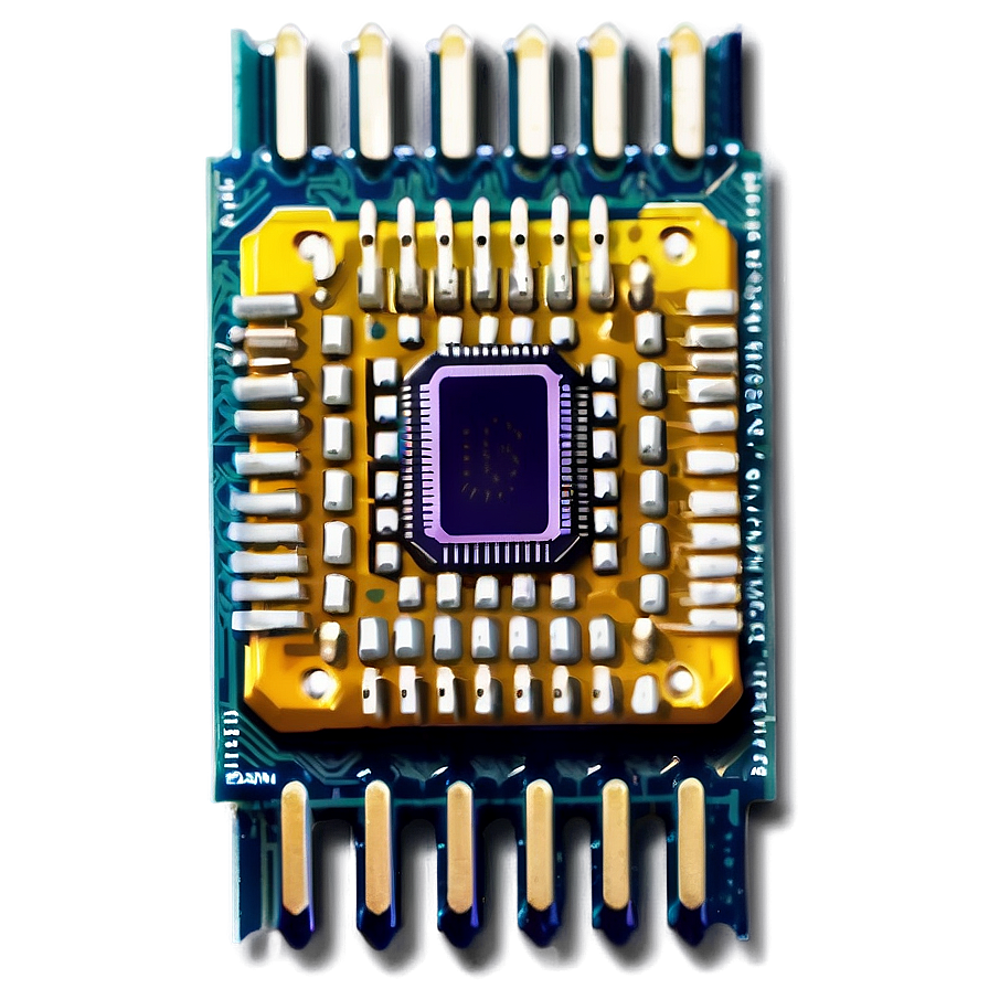 Microchip Component Png Kjw88 PNG Image