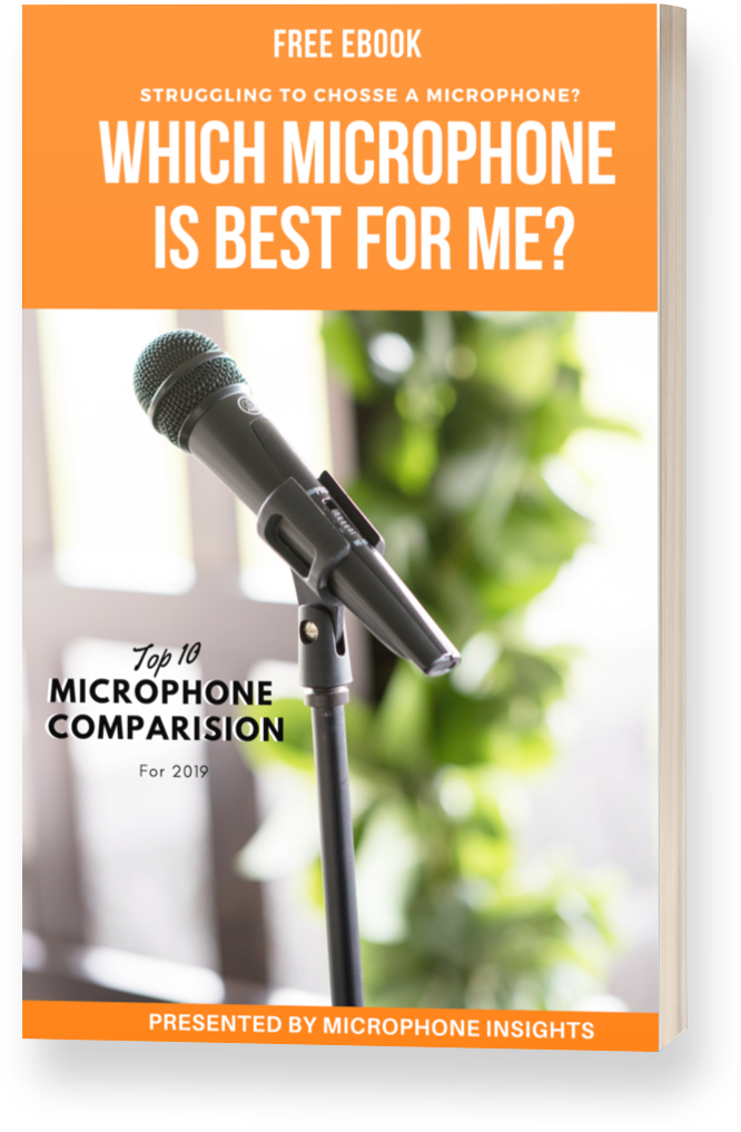 Microphone Ebook Advertisement PNG Image