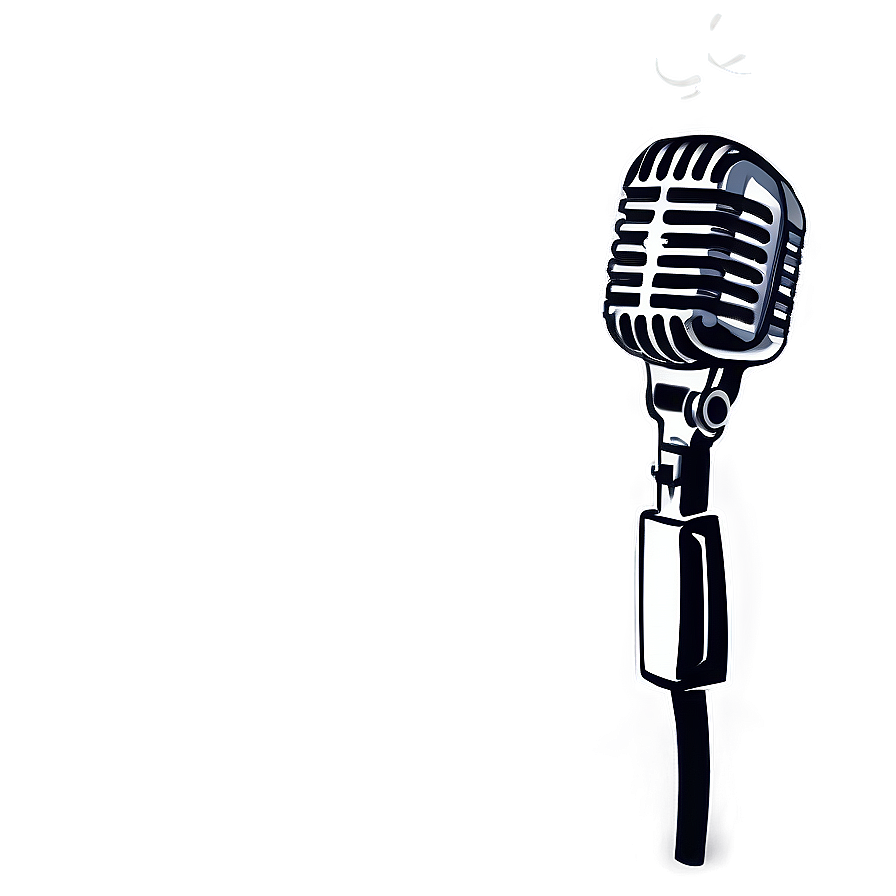 Microphone Silhouette Png 05252024 PNG Image