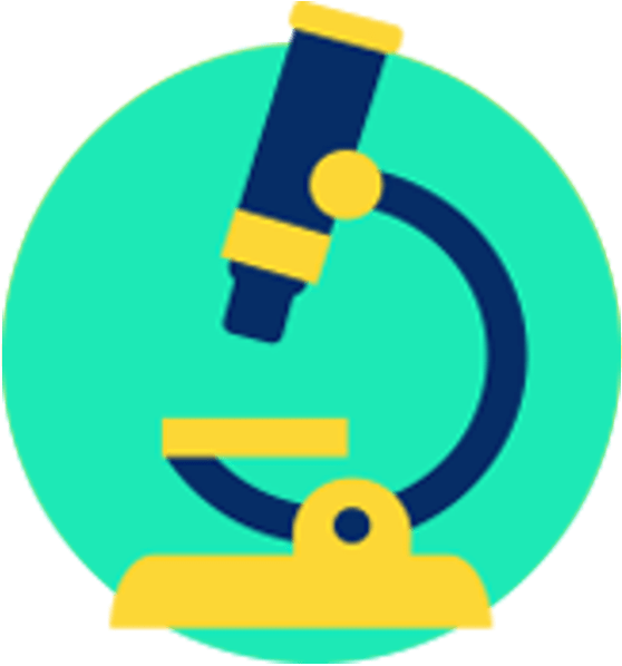 Microscope Icon Biology Research PNG Image