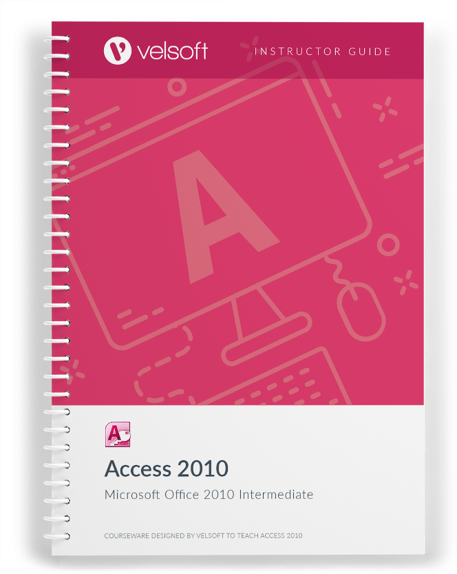 Microsoft Access2010 Instructor Guide Cover PNG Image