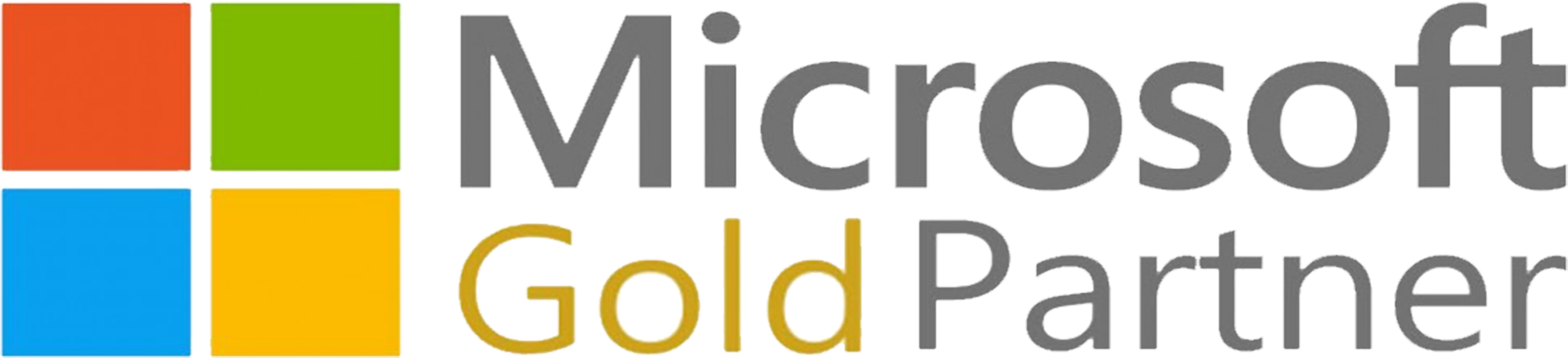 Microsoft Gold Partner Logo PNG Image