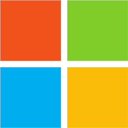 Microsoft Logo Colorful Squares PNG Image