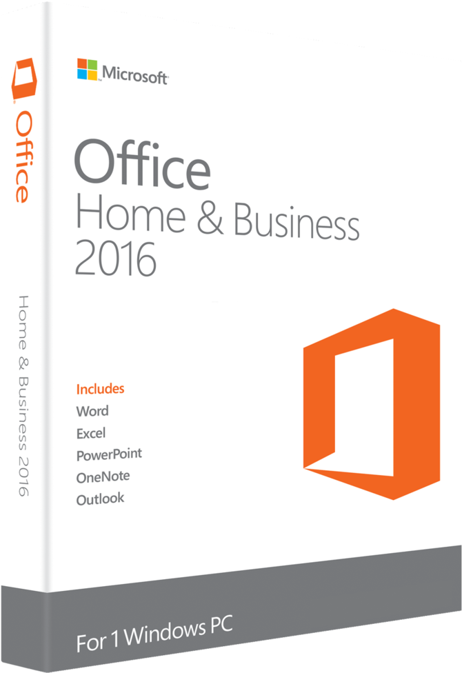 Microsoft Office Homeand Business2016 Box PNG Image