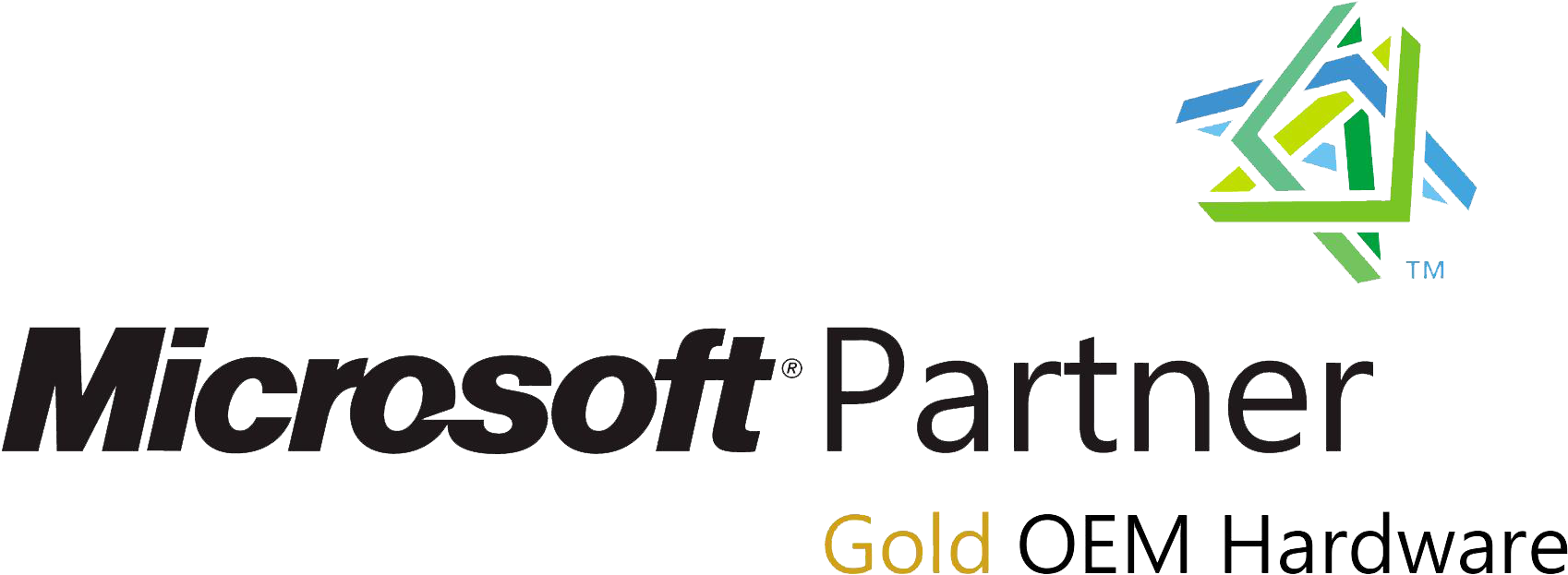 Microsoft Partner Gold O E M Hardware Logo PNG Image