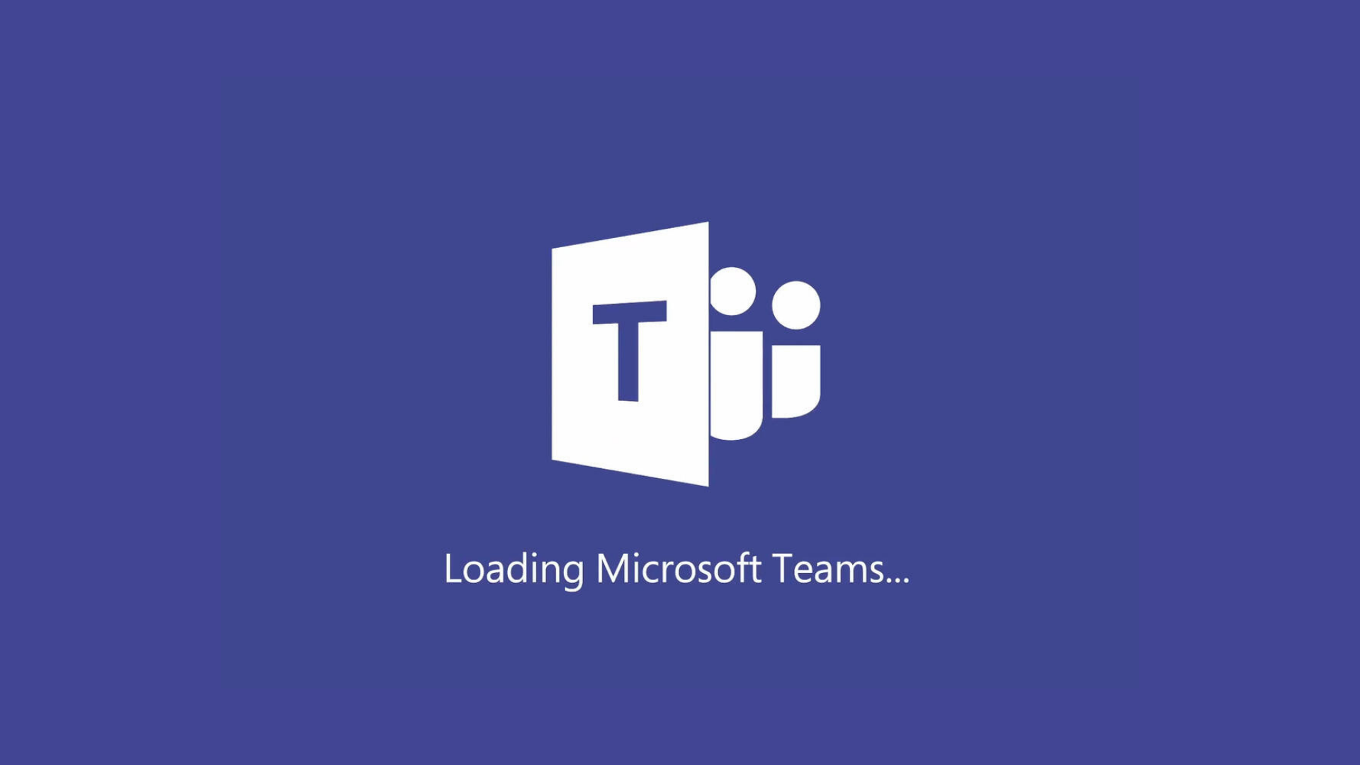 Microsoft Teams Loading Screen PNG Image