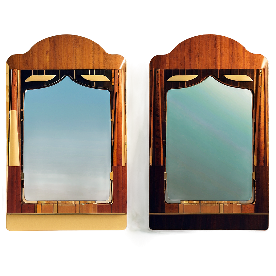 Mid-century Modern Mirror Frame Png 48 PNG Image