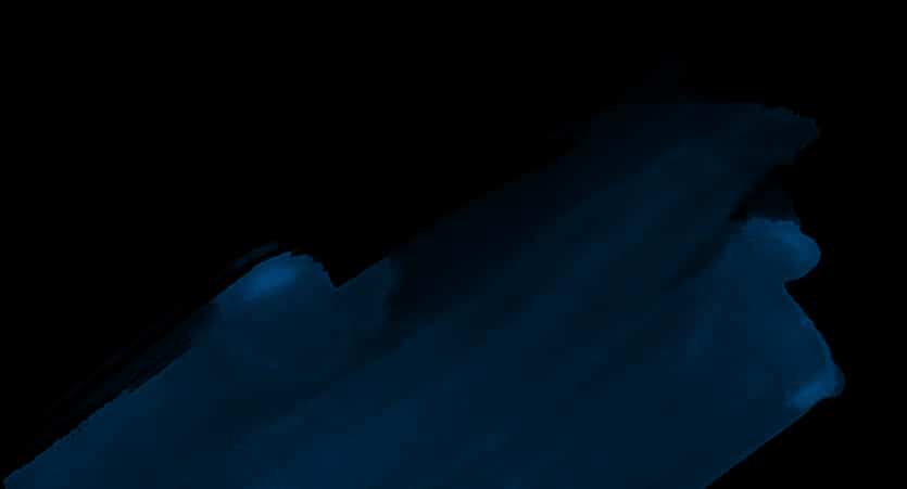 Midnight Blue Brush Stroke PNG Image