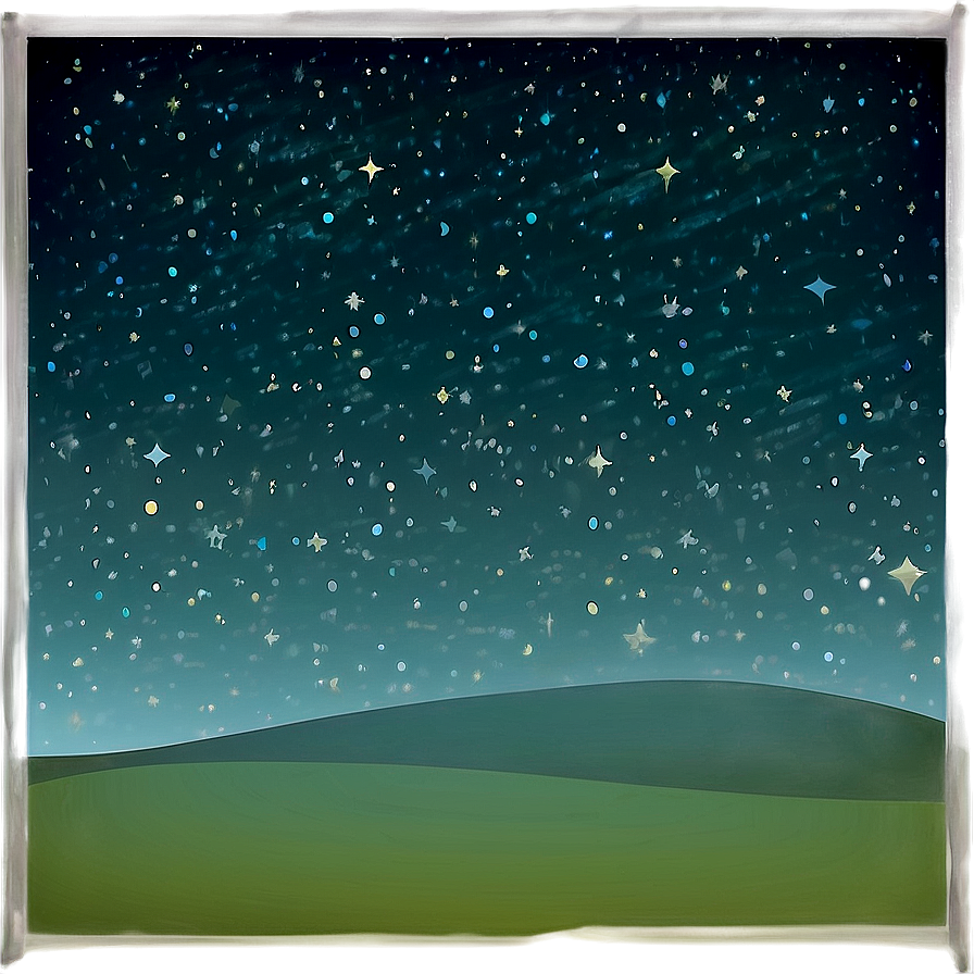 Midnight Starry Sky Background Png 06252024 PNG Image