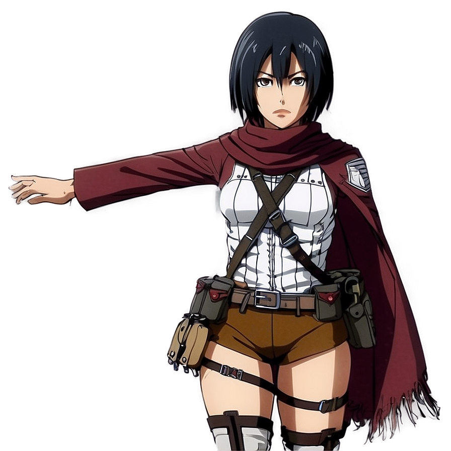 Mikasa Ackerman Full Body Png 61 PNG Image