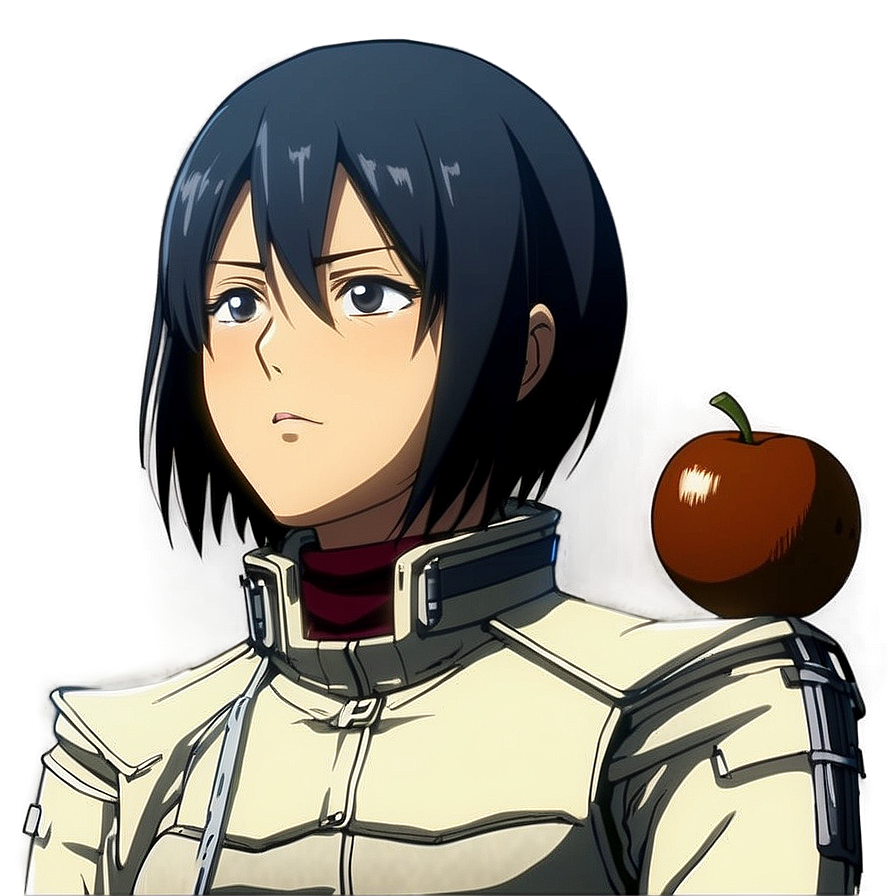 Mikasa Ackerman Side Profile Png Vwe2 PNG Image