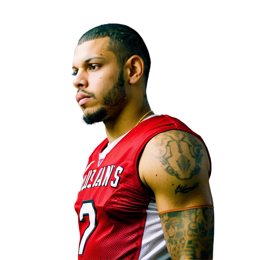 Mike Evans Pre-game Focus Png Ipf PNG Image