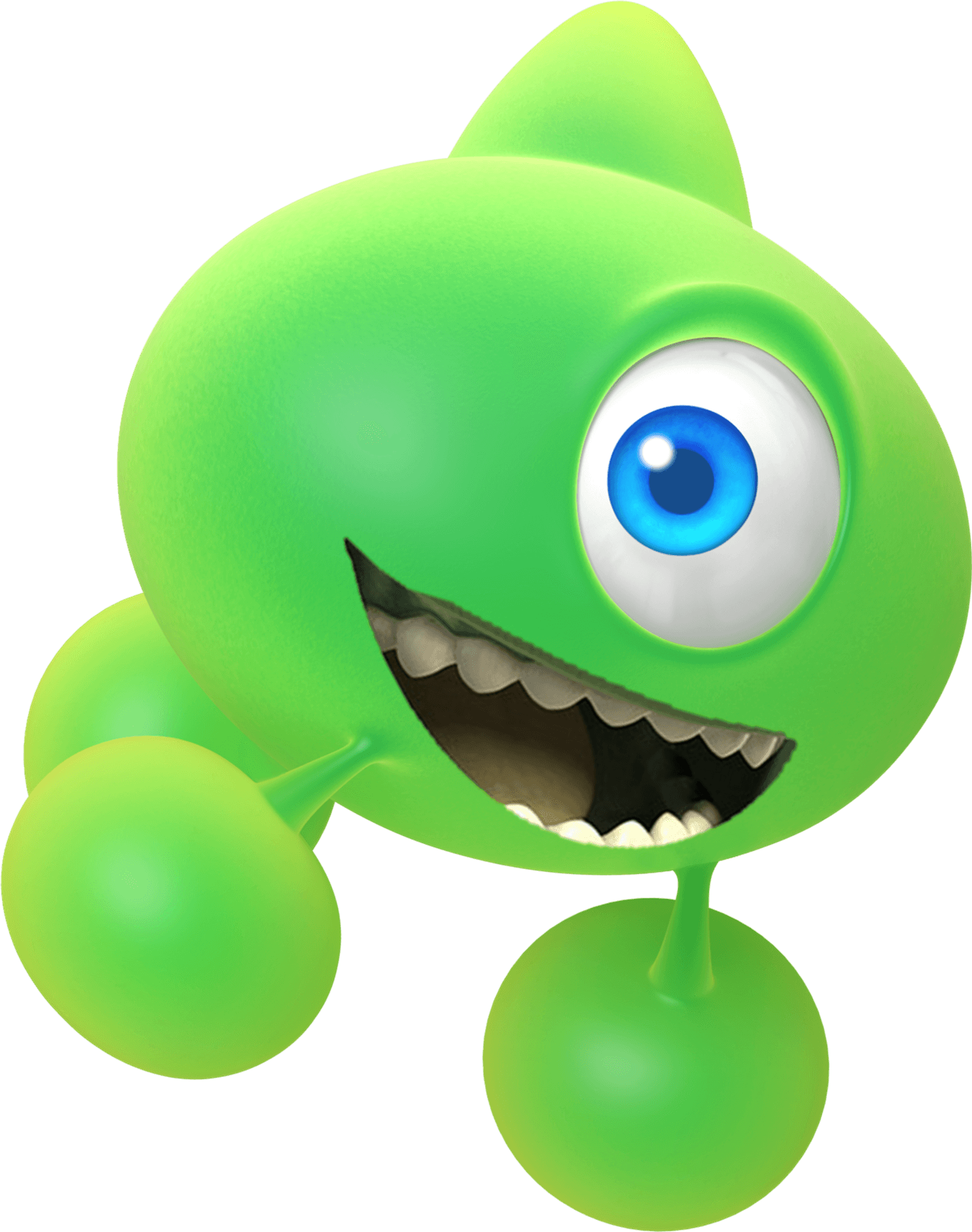 Mike Wazowski Smiling Character Image PNG Image