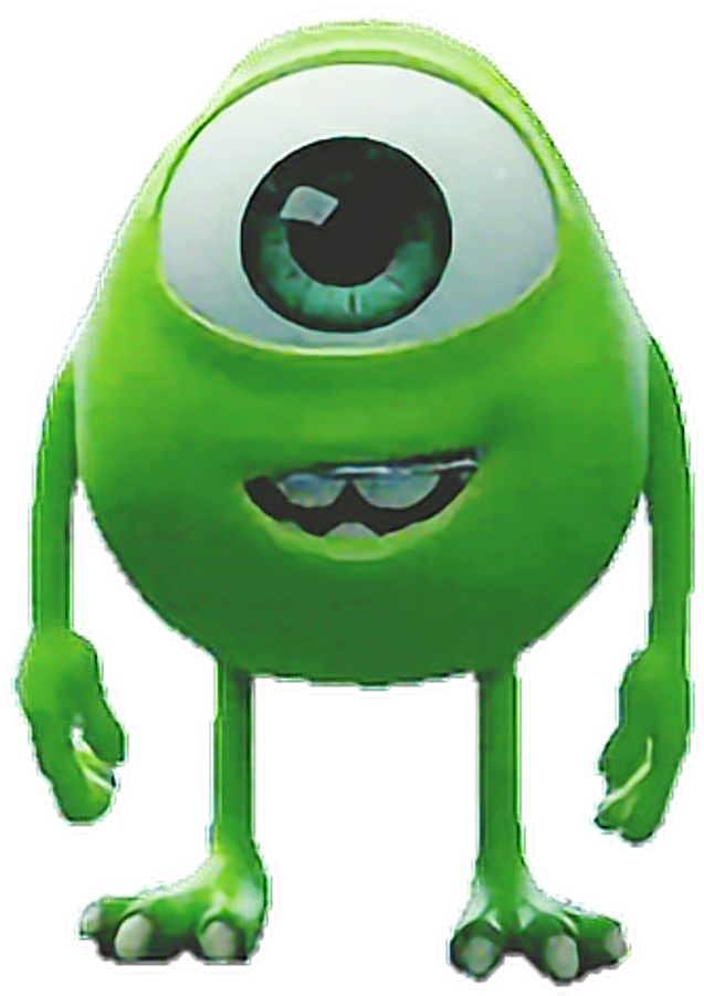 Mike Wazowski Standing Pose PNG Image