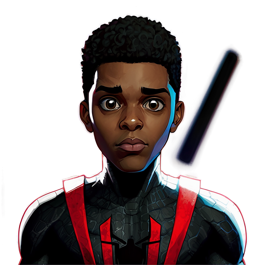 Miles Morales Comic Style Png Qpy1 PNG Image