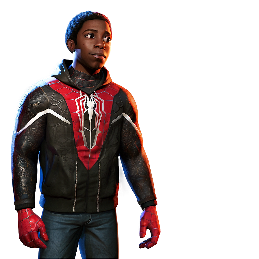 Miles Morales Sneak Peek Png Tgm88 PNG Image