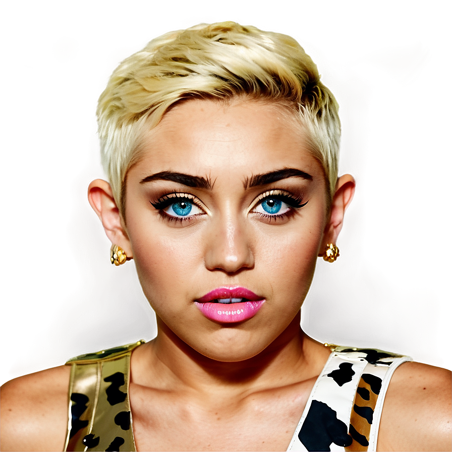 Miley Cyrus Makeup Look Png Bbl PNG Image