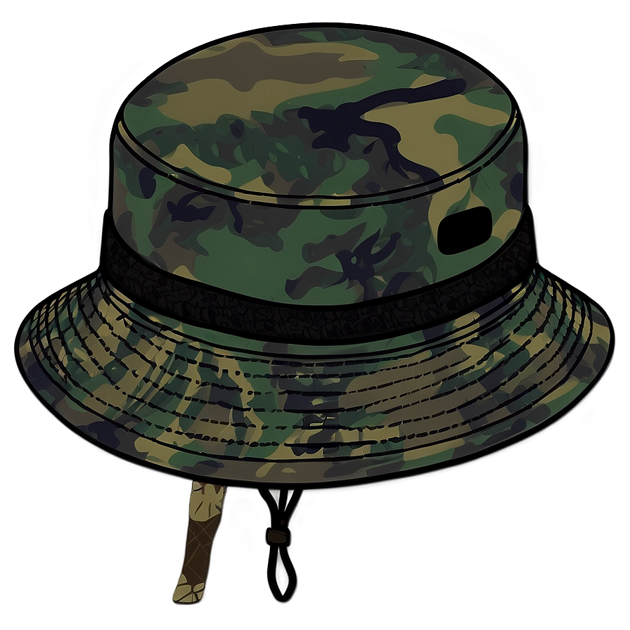 Military Bucket Hat Png 06132024 PNG Image