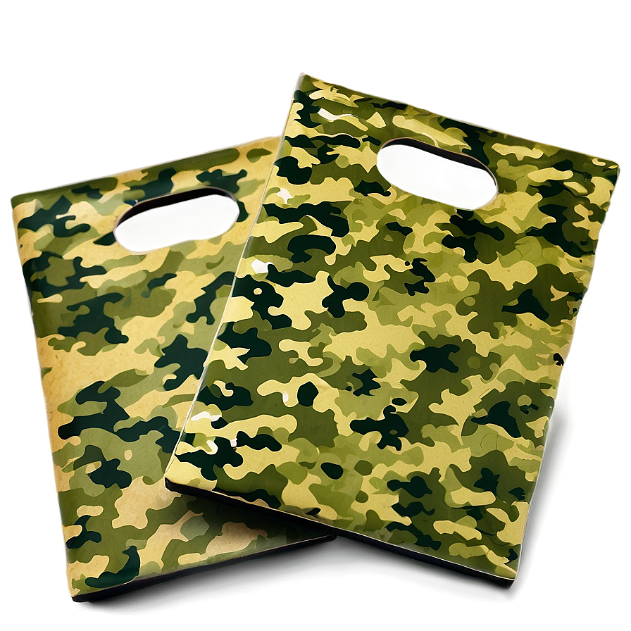 Military Camo Cornhole Bag Png Gvm25 PNG Image