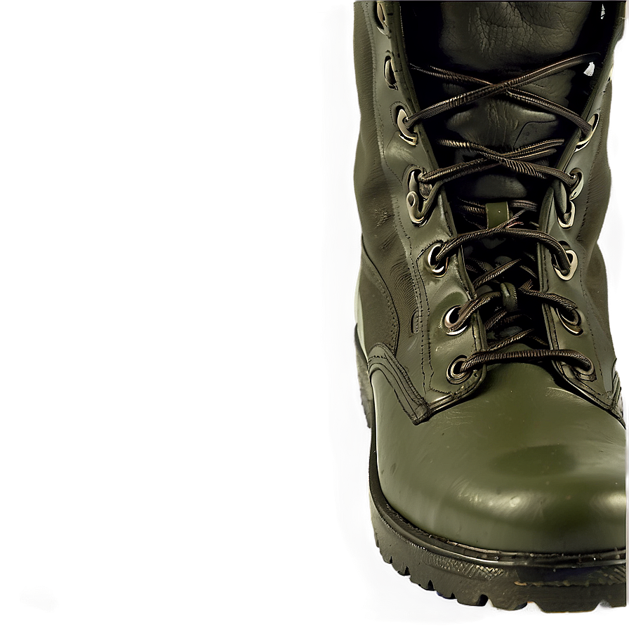 Military Combat Boot Png Wsf PNG Image