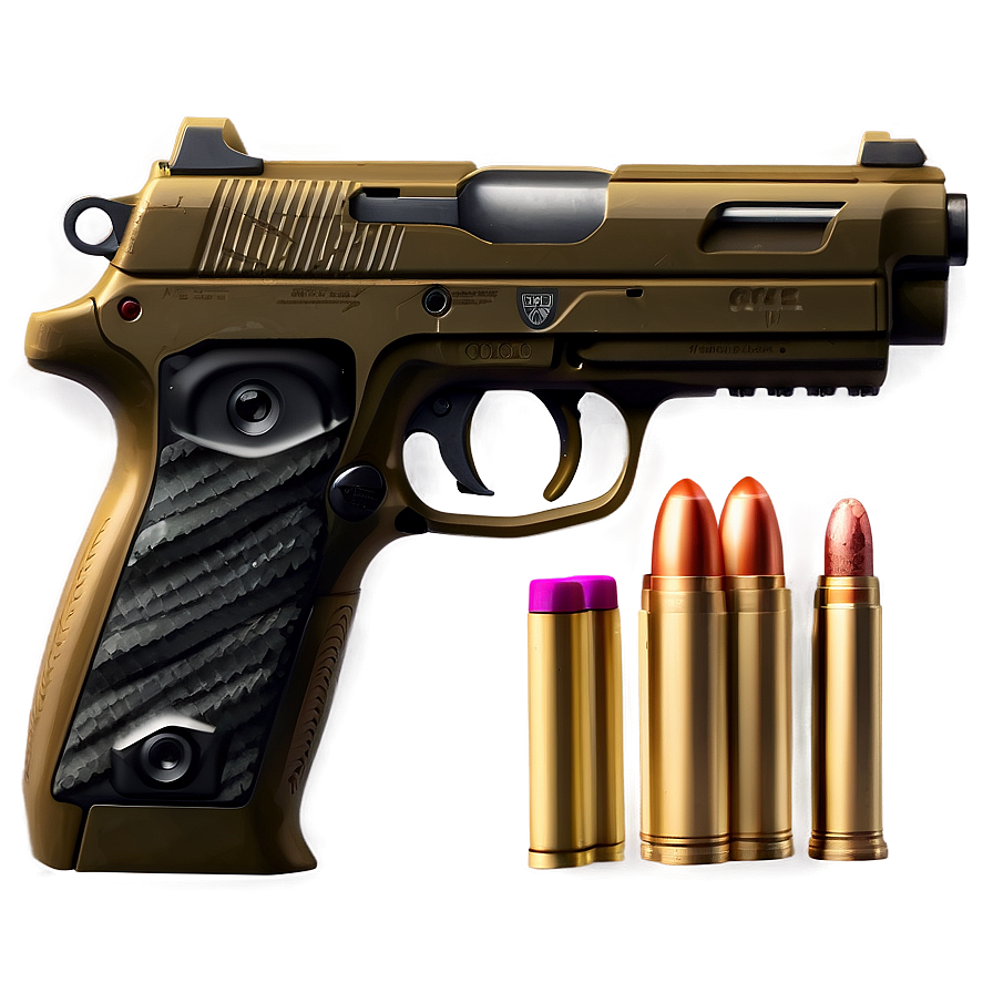 Military Handgun Png 22 PNG Image