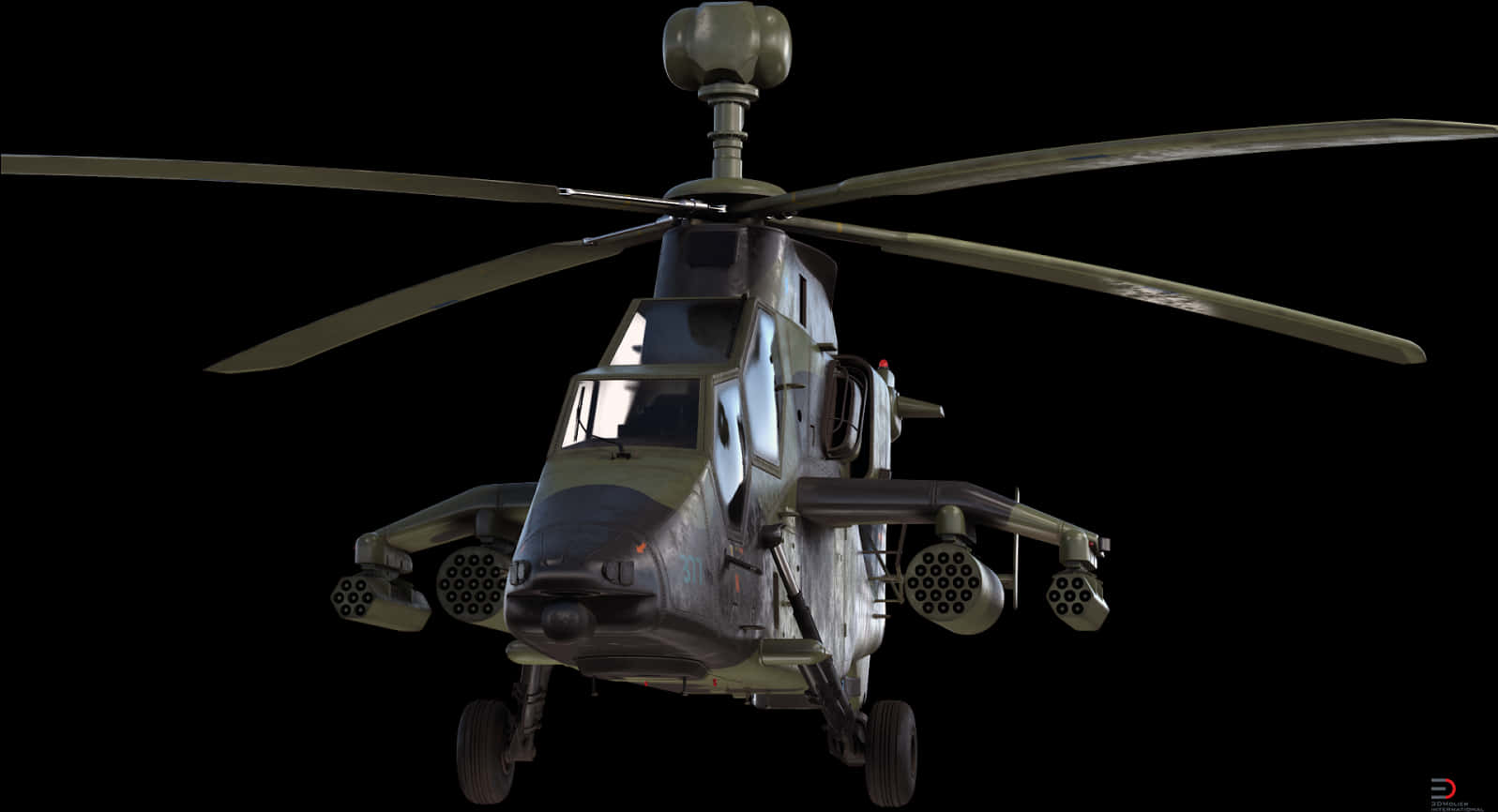 Military_ Helicopter_in_ Flight PNG Image