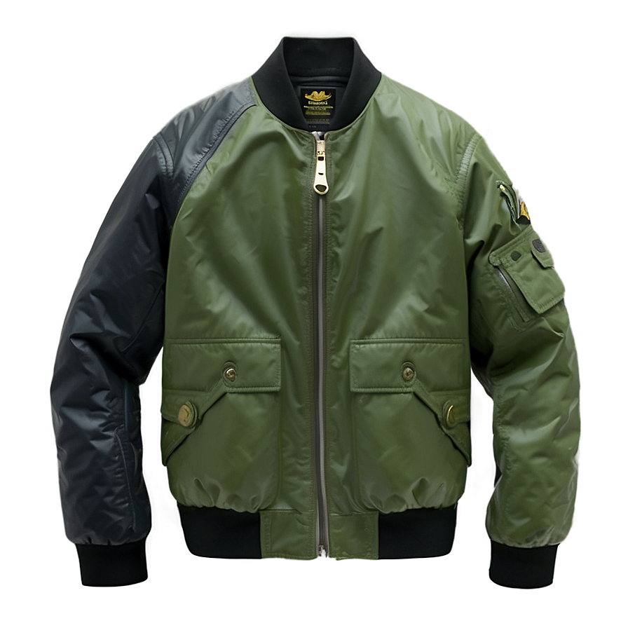 Military Inspired Bomber Jacket Png 06282024 PNG Image