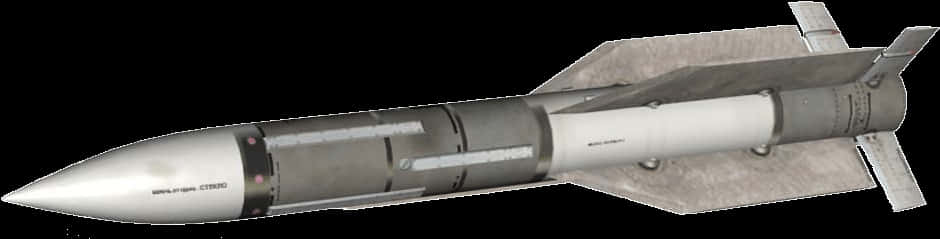 Military Missile Model PNG Image