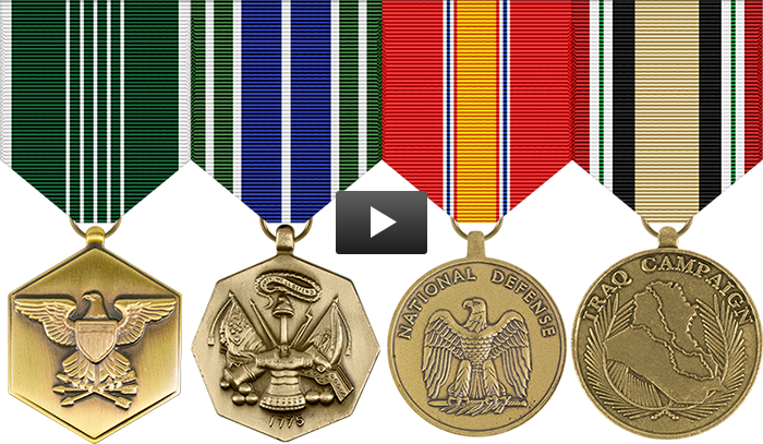 Military_ Service_ Medals PNG Image