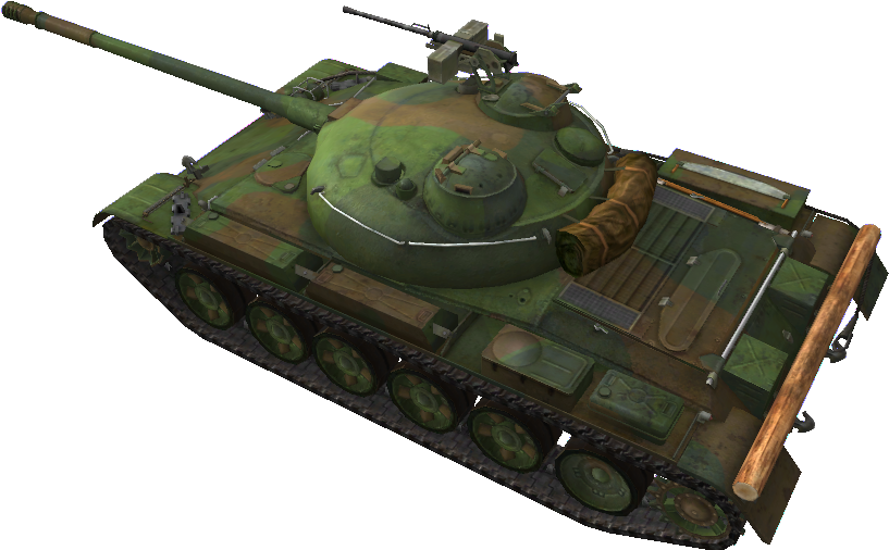 Military Tank Isolated3 D Render PNG Image