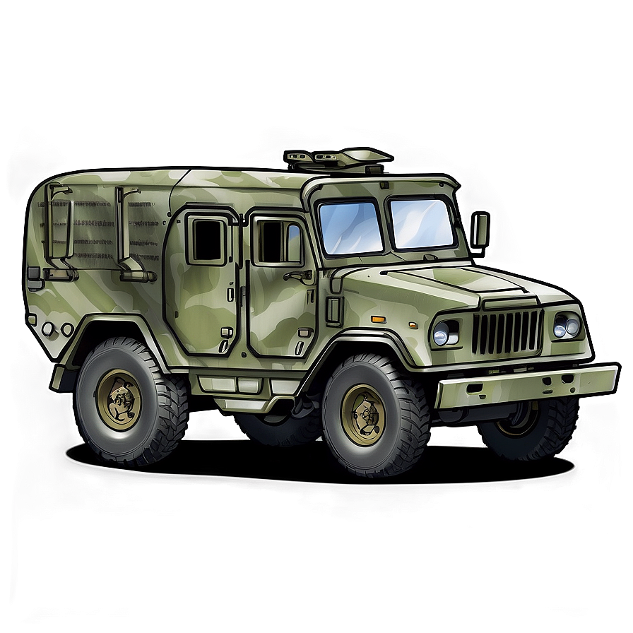 Military Vehicle Sketch Png 98 PNG Image