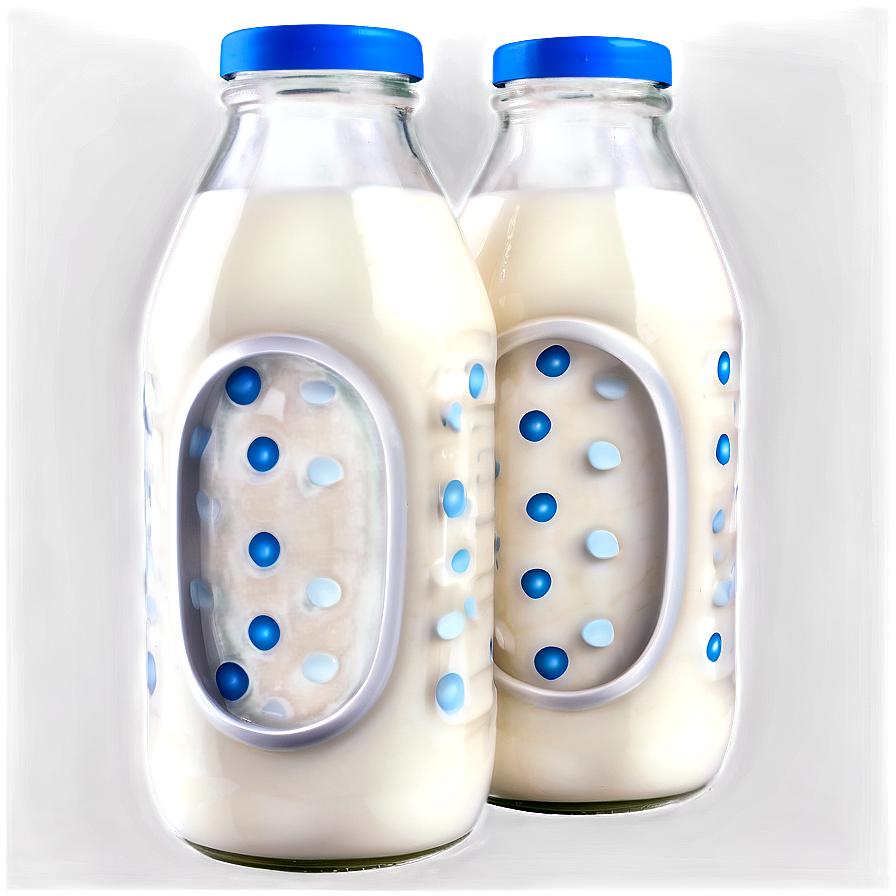 Milk Bottle Label Png Mop PNG Image