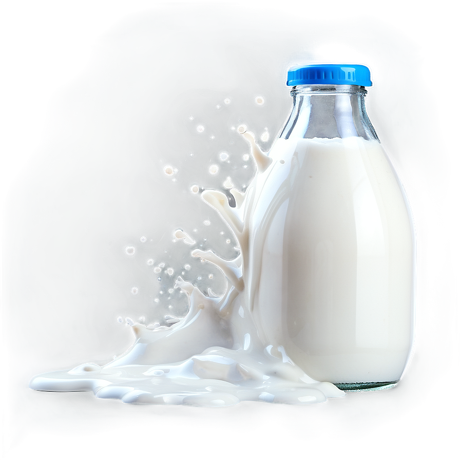 Milk Bottle Splash Png Ikm22 PNG Image