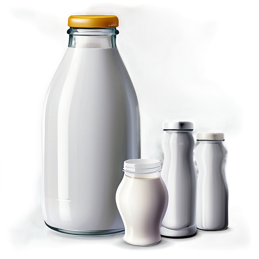 Milk Bottle Vector Png 06212024 PNG Image