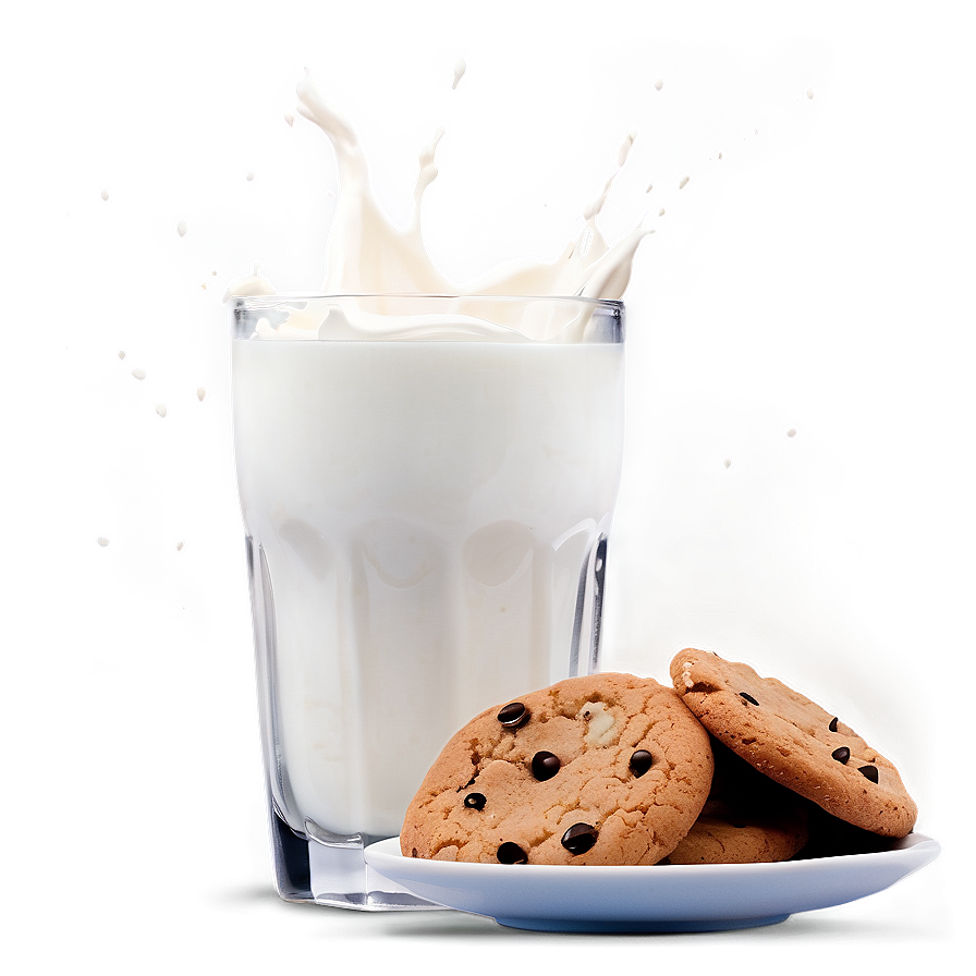 Milk Splash With Cookies Png Hya PNG Image