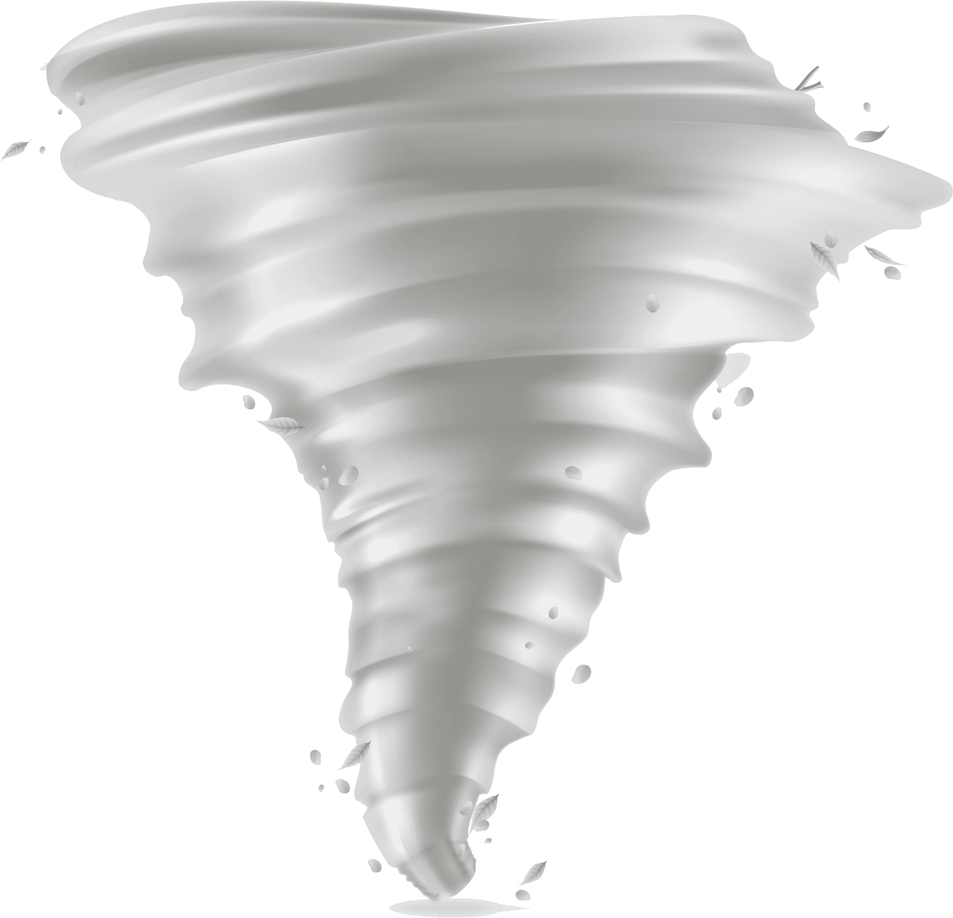 Milk Tornado Artistic Rendering PNG Image