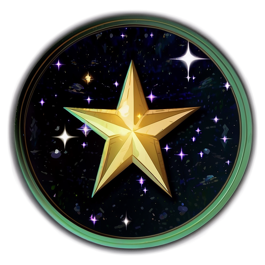 Milky Way Star Emblem Png Tdk PNG Image