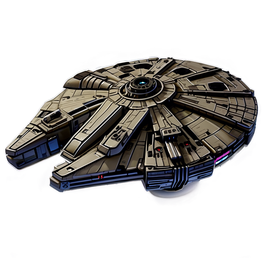 Millennium Falcon At Night Png 41 PNG Image