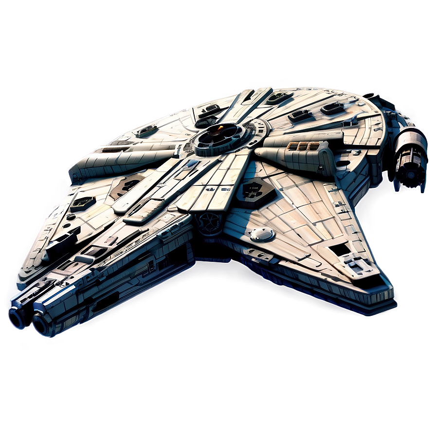 Millennium Falcon Chase Scene Png 06122024 PNG Image