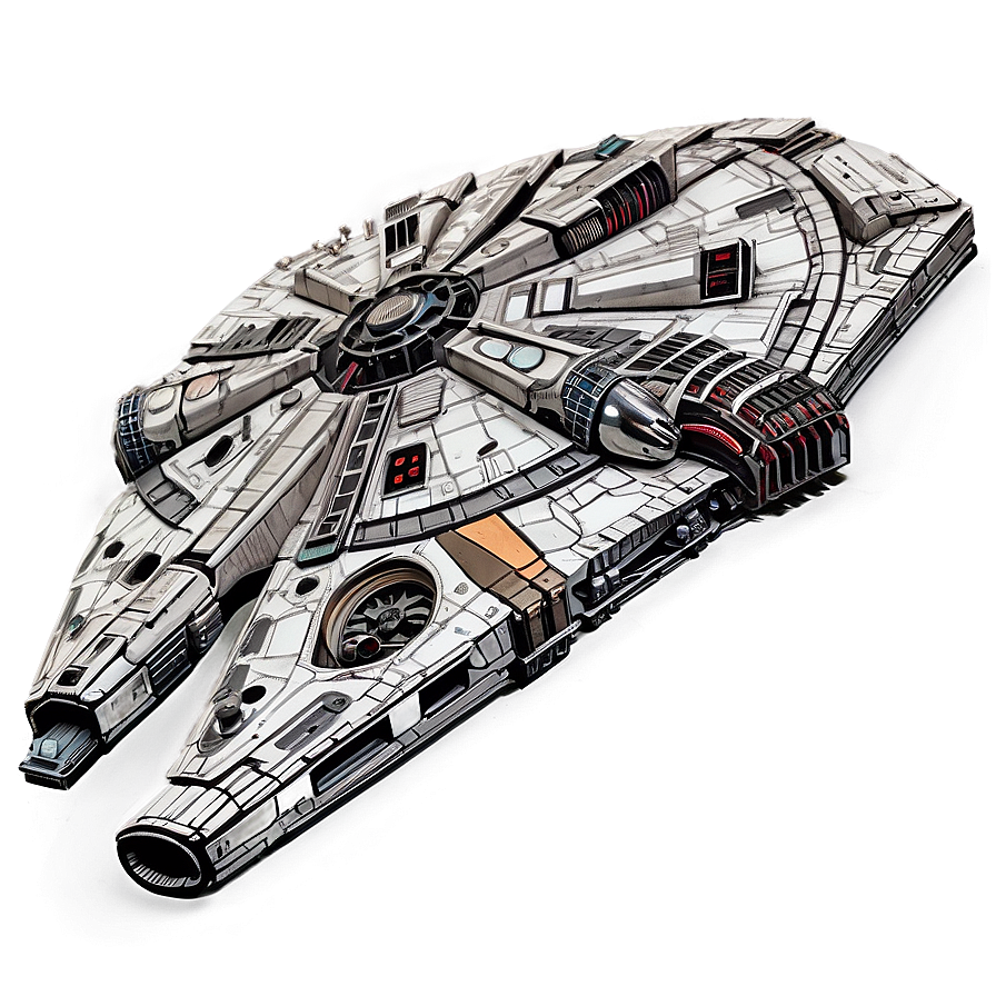 Millennium Falcon Detailed Cutaway Png Idh56 PNG Image