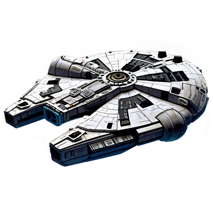 Millennium Falcon Tribute Art Png 10 PNG Image