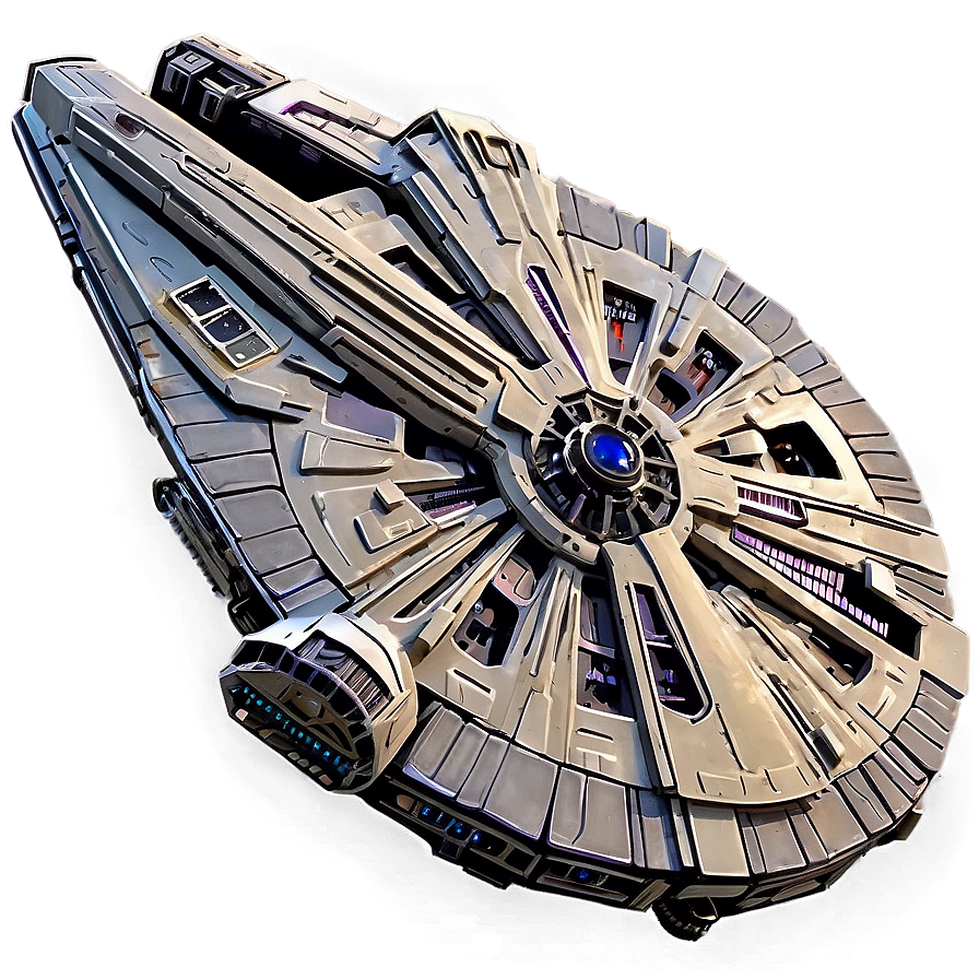 Millennium Falcon Tribute Art Png 70 PNG Image