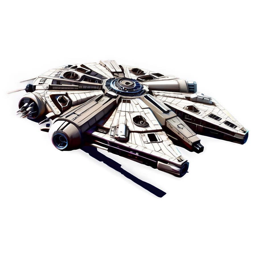 Millennium Falcon Tribute Art Png 85 PNG Image